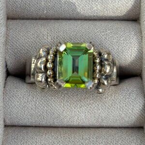 LAGOS Peridot Caviar Ring
